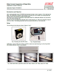 AP240806-2 Eddy Current Inspection of Steel Wire -Followup.のPDFへリンク