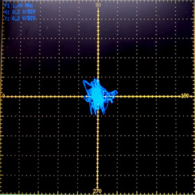 図12 渦流信号（1MHz）小キズの画像